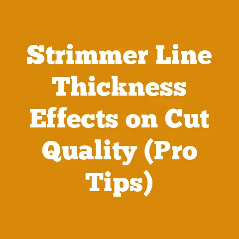 Strimmer Line Thickness Effects on Cut Quality (Pro Tips)