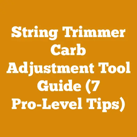 String Trimmer Carb Adjustment Tool Guide (7 Pro-Level Tips)