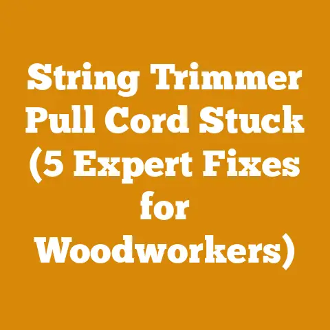 String Trimmer Pull Cord Stuck (5 Expert Fixes for Woodworkers)