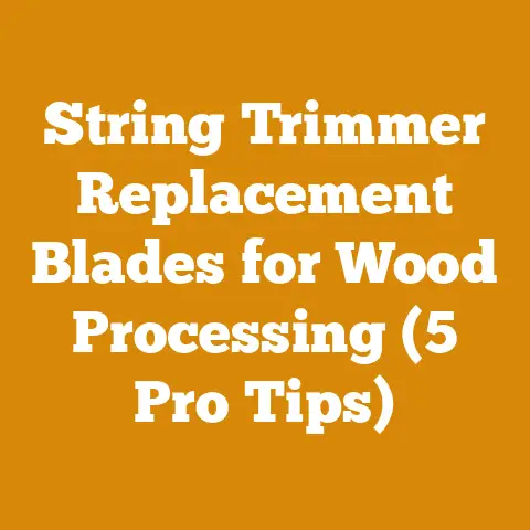 String Trimmer Replacement Blades for Wood Processing (5 Pro Tips)