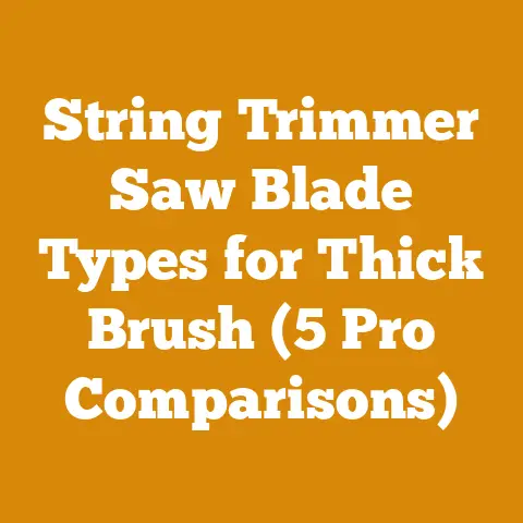 String Trimmer Saw Blade Types for Thick Brush (5 Pro Comparisons)
