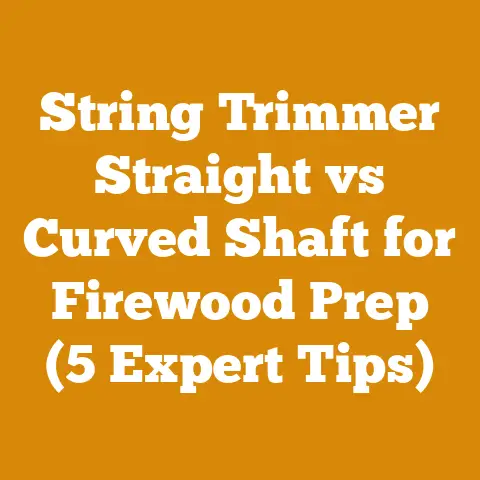 String Trimmer Straight vs Curved Shaft for Firewood Prep (5 Expert Tips)