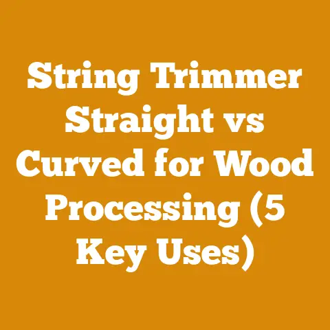 String Trimmer Straight vs Curved for Wood Processing (5 Key Uses)