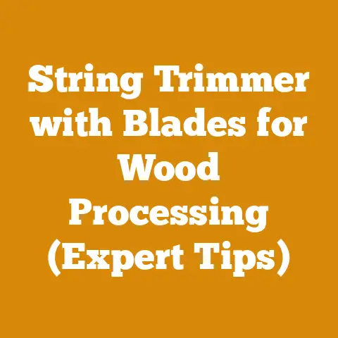 String Trimmer with Blades for Wood Processing (Expert Tips)