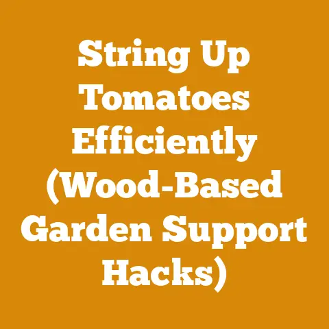 String Up Tomatoes Efficiently (Wood-Based Garden Support Hacks)