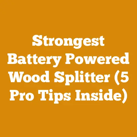 Strongest Battery Powered Wood Splitter (5 Pro Tips Inside)