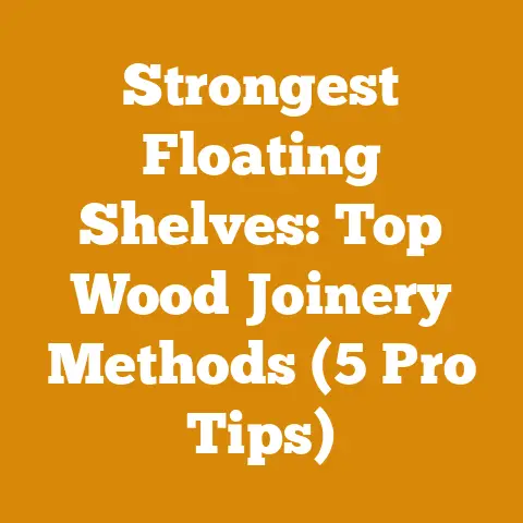 Strongest Floating Shelves: Top Wood Joinery Methods (5 Pro Tips)