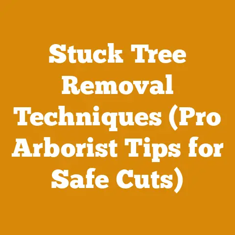 Stuck Tree Removal Techniques (Pro Arborist Tips for Safe Cuts)