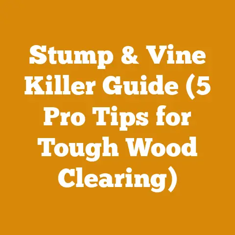 Stump & Vine Killer Guide (5 Pro Tips for Tough Wood Clearing)