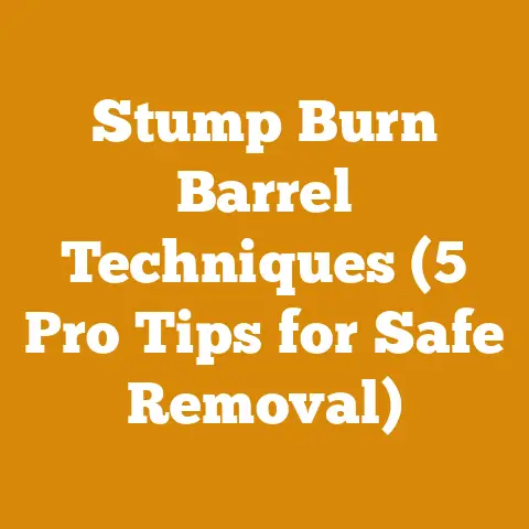 Stump Burn Barrel Techniques (5 Pro Tips for Safe Removal)