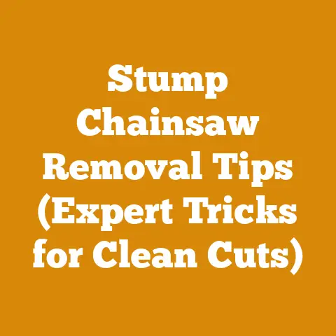 Stump Chainsaw Removal Tips (Expert Tricks for Clean Cuts)