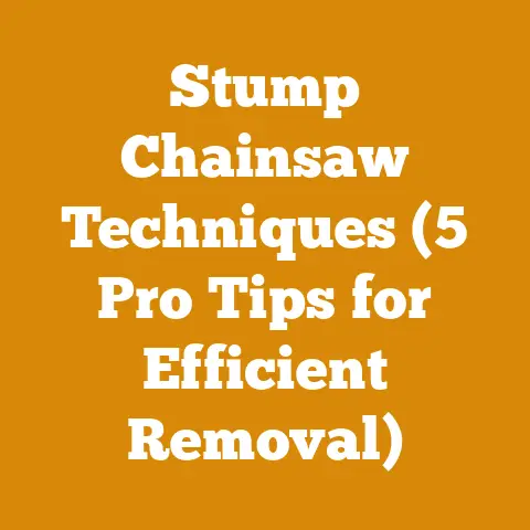 Stump Chainsaw Techniques (5 Pro Tips for Efficient Removal)