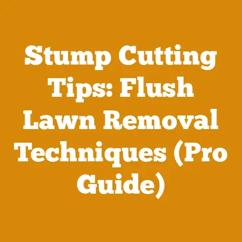 Stump Cutting Tips: Flush Lawn Removal Techniques (Pro Guide)