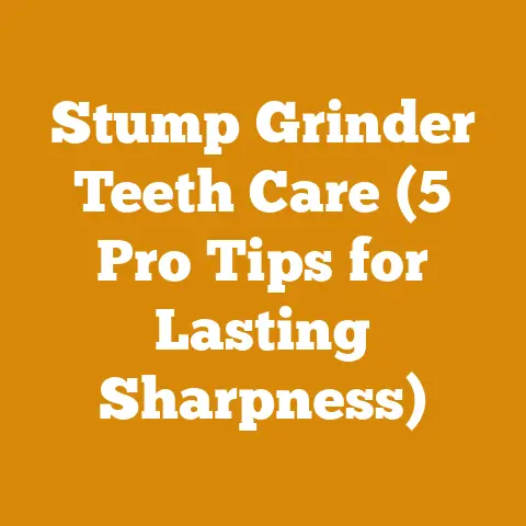 Stump Grinder Teeth Care (5 Pro Tips for Lasting Sharpness)