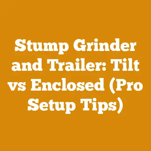 Stump Grinder and Trailer: Tilt vs Enclosed (Pro Setup Tips)