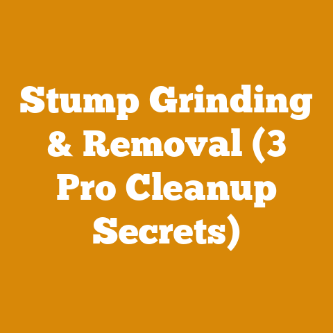 Stump Grinding & Removal (3 Pro Cleanup Secrets)