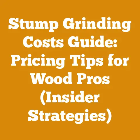 Stump Grinding Costs Guide: Pricing Tips for Wood Pros (Insider Strategies)