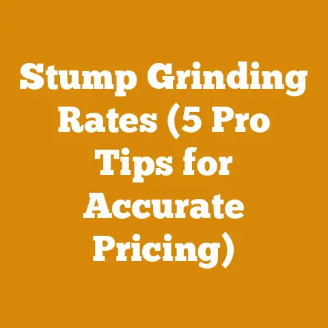 Stump Grinding Rates (5 Pro Tips for Accurate Pricing)