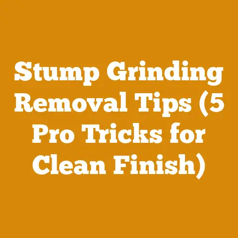 Stump Grinding Removal Tips (5 Pro Tricks for Clean Finish)