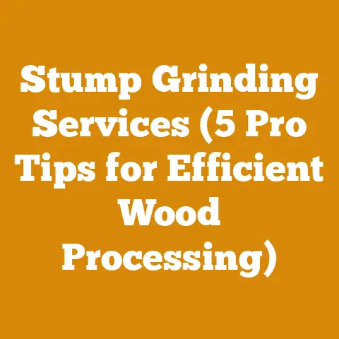 Stump Grinding Services (5 Pro Tips for Efficient Wood Processing)