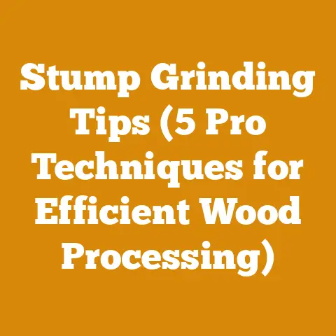 Stump Grinding Tips (5 Pro Techniques for Efficient Wood Processing)