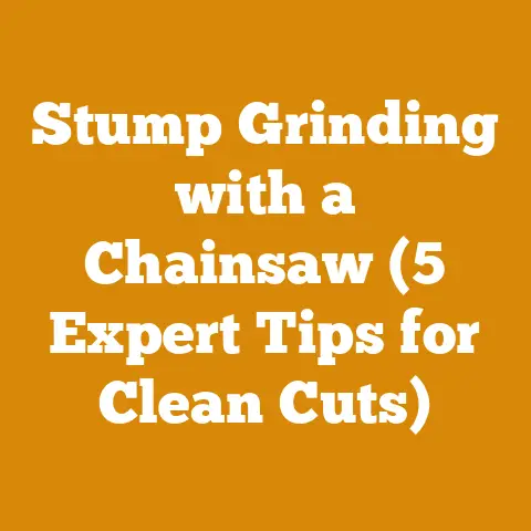 Stump Grinding with a Chainsaw (5 Expert Tips for Clean Cuts)