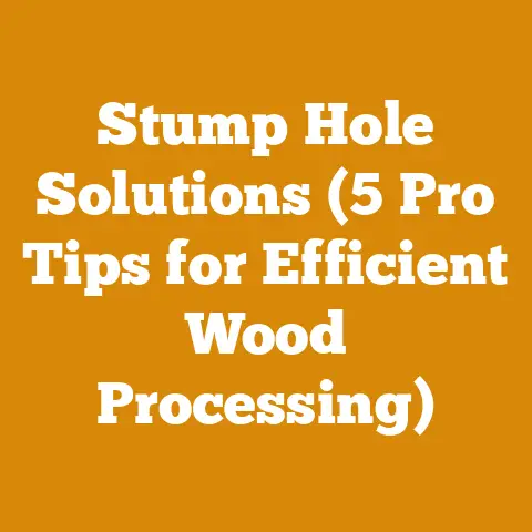 Stump Hole Solutions (5 Pro Tips for Efficient Wood Processing)