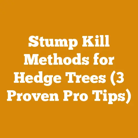 Stump Kill Methods for Hedge Trees (3 Proven Pro Tips)