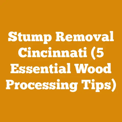 Stump Removal Cincinnati (5 Essential Wood Processing Tips)