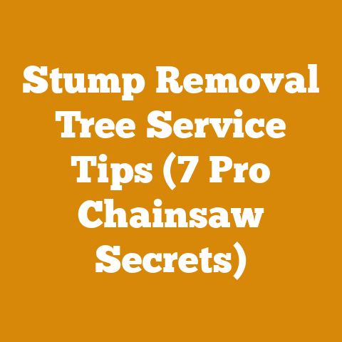 Stump Removal Tree Service Tips (7 Pro Chainsaw Secrets)