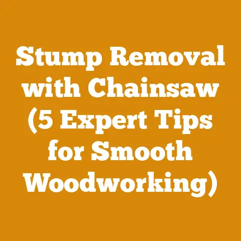 Stump Removal with Chainsaw (5 Expert Tips for Smooth Woodworking)