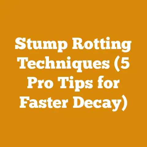 Stump Rotting Techniques (5 Pro Tips for Faster Decay)