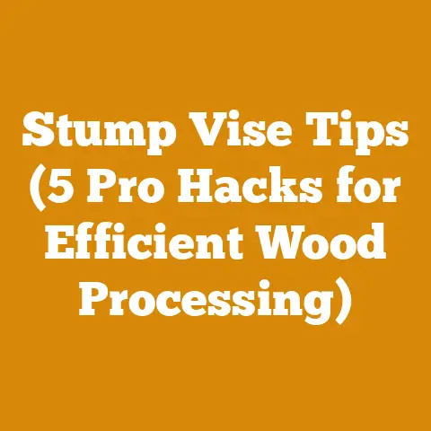 Stump Vise Tips (5 Pro Hacks for Efficient Wood Processing)