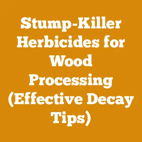 Stump-Killer Herbicides for Wood Processing (Effective Decay Tips)