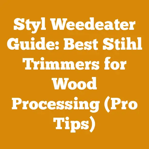 Styl Weedeater Guide: Best Stihl Trimmers for Wood Processing (Pro Tips)