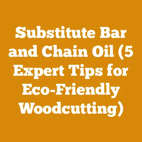 Substitute Bar and Chain Oil (5 Expert Tips for Eco-Friendly Woodcutting)