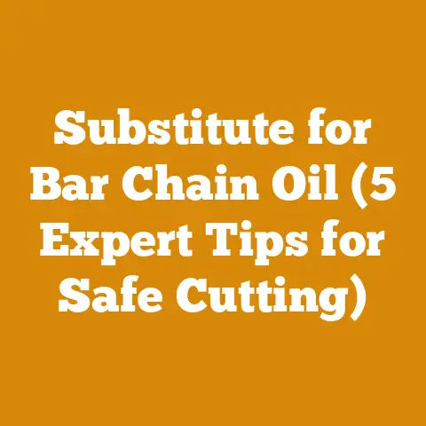 Substitute for Bar Chain Oil (5 Expert Tips for Safe Cutting)