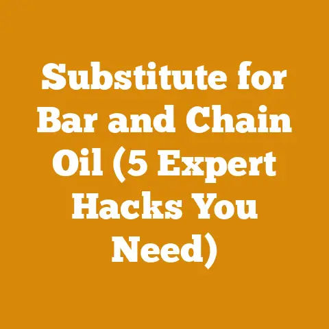 Substitute for Bar and Chain Oil (5 Expert Hacks You Need)
