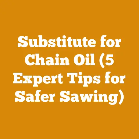 Substitute for Chain Oil (5 Expert Tips for Safer Sawing)