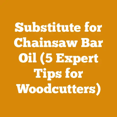 Substitute for Chainsaw Bar Oil (5 Expert Tips for Woodcutters)