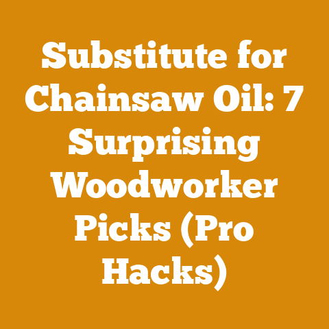 Substitute for Chainsaw Oil: 7 Surprising Woodworker Picks (Pro Hacks)