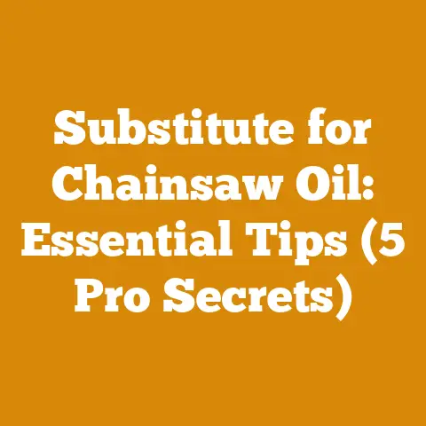 Substitute for Chainsaw Oil: Essential Tips (5 Pro Secrets)