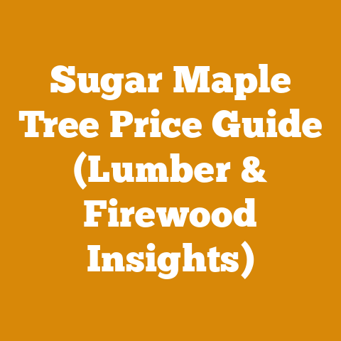 Sugar Maple Tree Price Guide (Lumber & Firewood Insights)
