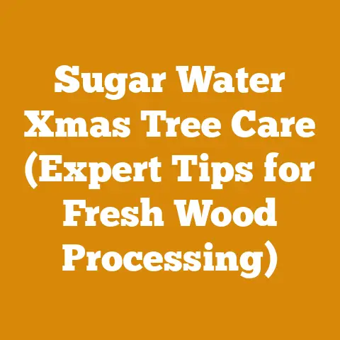 Sugar Water Xmas Tree Care (Expert Tips for Fresh Wood Processing)