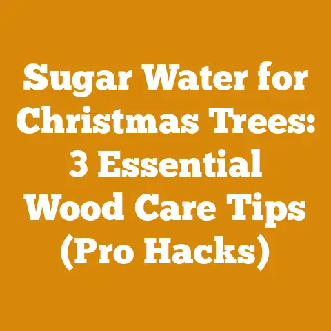 Sugar Water for Christmas Trees: 3 Essential Wood Care Tips (Pro Hacks)
