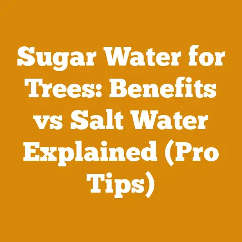 Sugar Water for Trees: Benefits vs Salt Water Explained (Pro Tips)