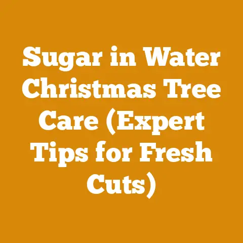 Sugar in Water Christmas Tree Care (Expert Tips for Fresh Cuts)