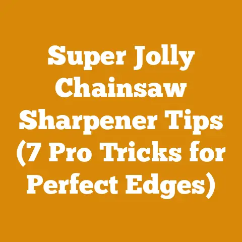 Super Jolly Chainsaw Sharpener Tips (7 Pro Tricks for Perfect Edges)