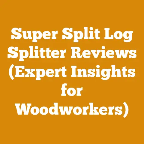 Super Split Log Splitter Reviews (Expert Insights for Woodworkers)
