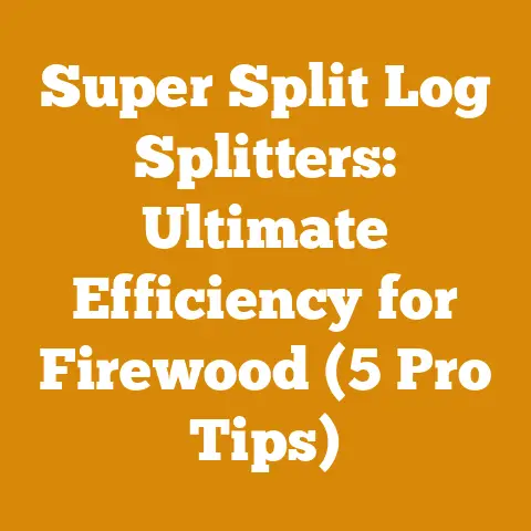 Super Split Log Splitters: Ultimate Efficiency for Firewood (5 Pro Tips)